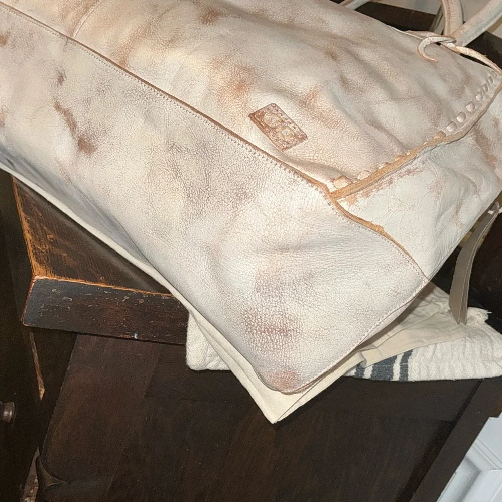 NWT Bed Stu Leather Rockaway Shoulder Crossbody Bag Tote Nectar Lux MSPR $345 - Picture 8 of 15